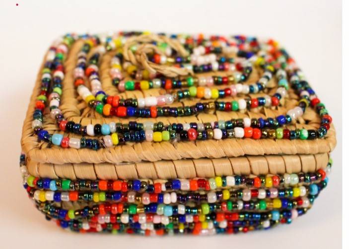 Beaded Jewelry Box