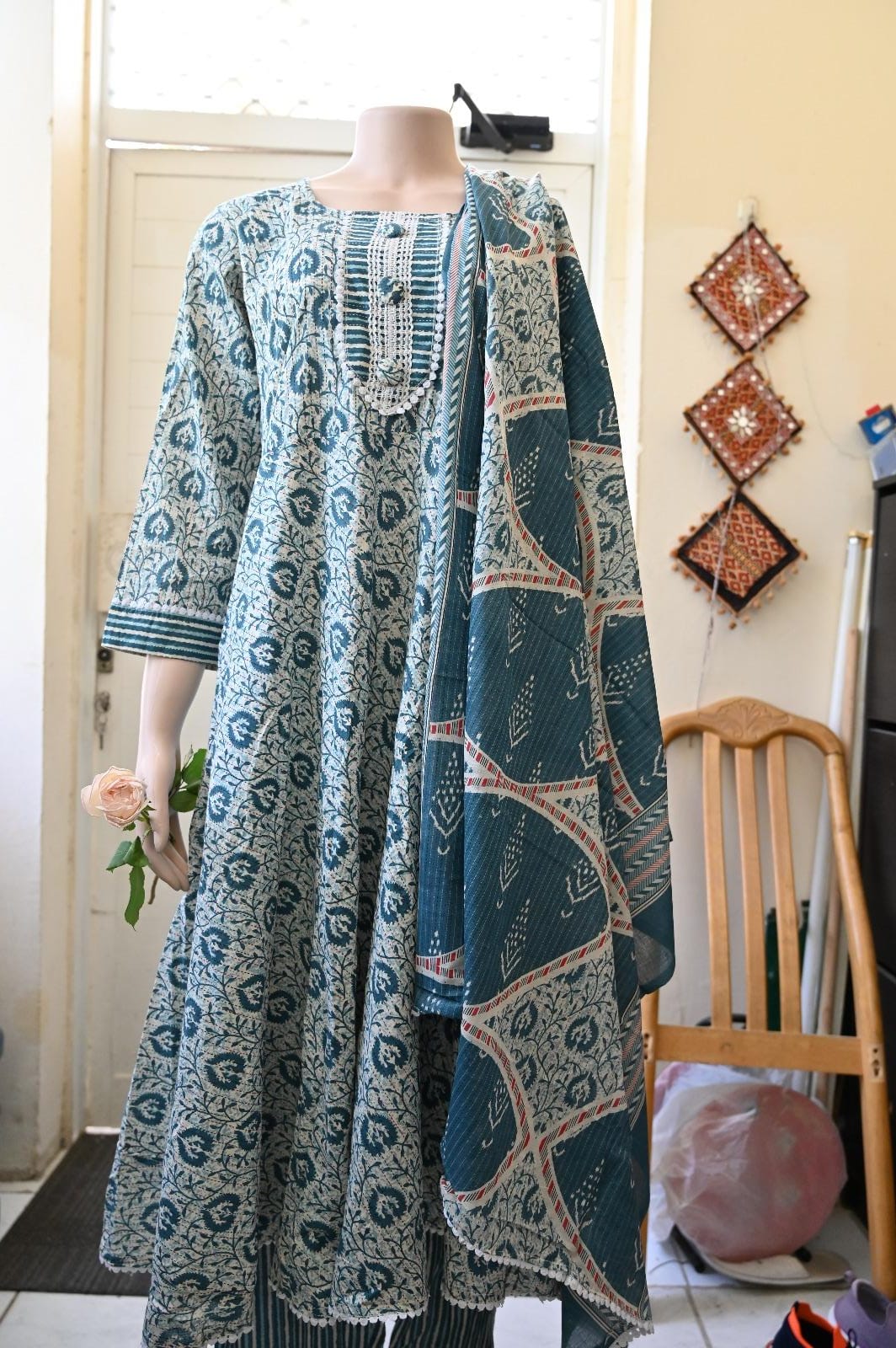 3 Pcs Stitched Dress – YAC08
